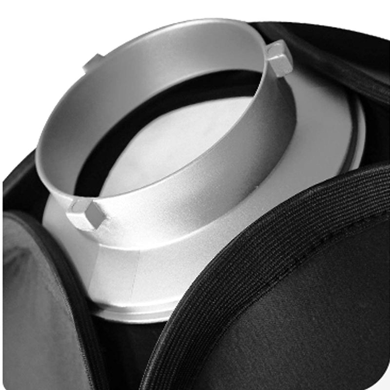 Godox Softbox 60cm x 60cm Portable Collapsible Softbox with Quick Release Bowens Mount Speedring Adapter for Studio Photography - 24" x 24" 24"x24"