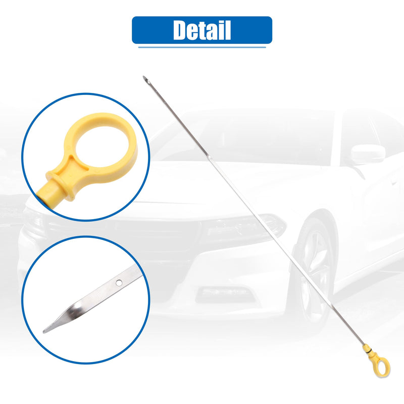 uxcell Engine Oil Level Indicator Dipstick for Ford Fusion 2010-2012 for Ford Escape 2010-2012 for Ford Fusion 2006-2007 No.6E5Z6750AC