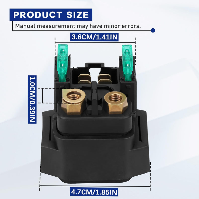 Starter Solenoid Relay for Yamaha YFM350 250 400 450 660 700 Raptor Grizzly Bruin Kodiak Big Bear Wolverine YXR450 YXR660 Rhino YFM250 Bear Tracker