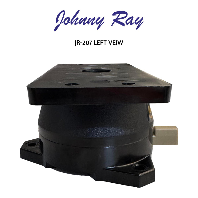 Johnny Ray JR-207 Fish Finder Mount and Depth Finder Mount - Heavy Duty Marine Electronics & Sonar Bracket for Boats, 360° Rotating Quick Release Swivel Base