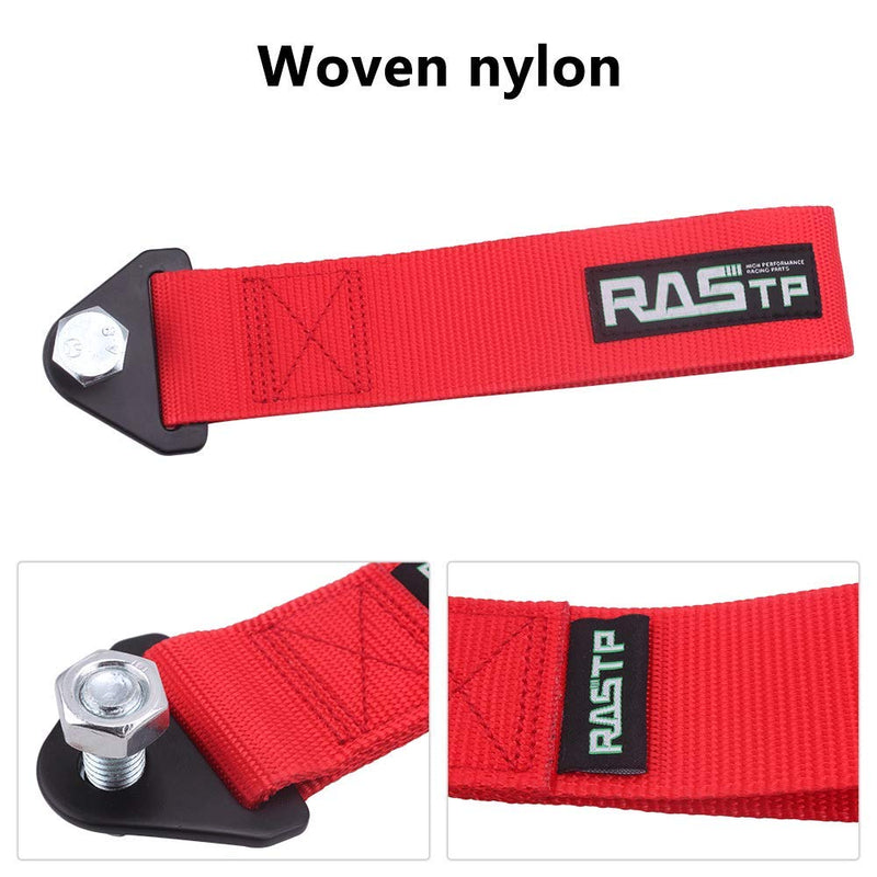 RASTP High Strength Racing Tow Strap (Red) red