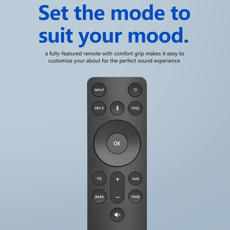 for VIZIO-Soundbar-Remote, Replacement for VIZIO 5.1/2.1 Home Theater Sound Bar，for M/V/P Series Home Audio Sound System for VIZIO Sound Bar Remote