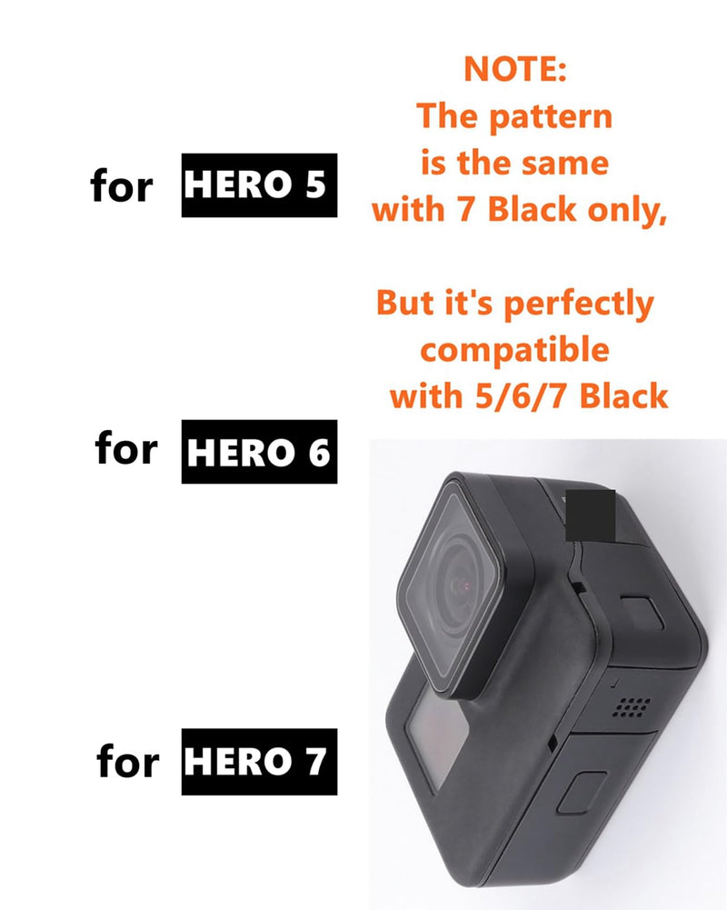 Replacement Side Door Cover for Gopro Hero 7 Black, Dust-proof and Waterproof USB-C Port Cover Repair Part Camera Accessories, Suitable for Gopro Hero 7 Black and 5/6 Black