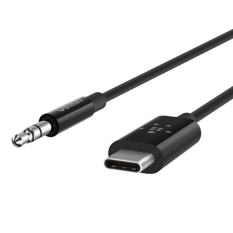Belkin Mini-phone/USB Audio Cable USB-C to 3.5mm 3'