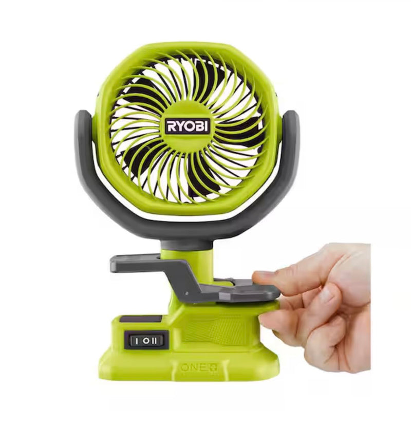 Birsppy RYOBI 18V ONE+ Cordless 4 in Clamp Fan (Tool Only) | PCF02B - Battery and Charger Sold Separately