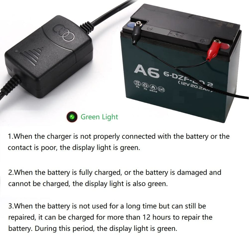 12V Sealed Lead Acid (SLA) Battery Charger 1300mA, with Short Circuit Protection