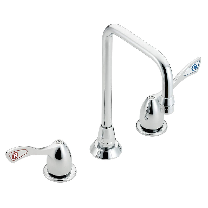 Moen S0004 Commercial M-Dura 6-Inch Reach Double Bend Spout 8.50-Inch to Aerator, Chrome