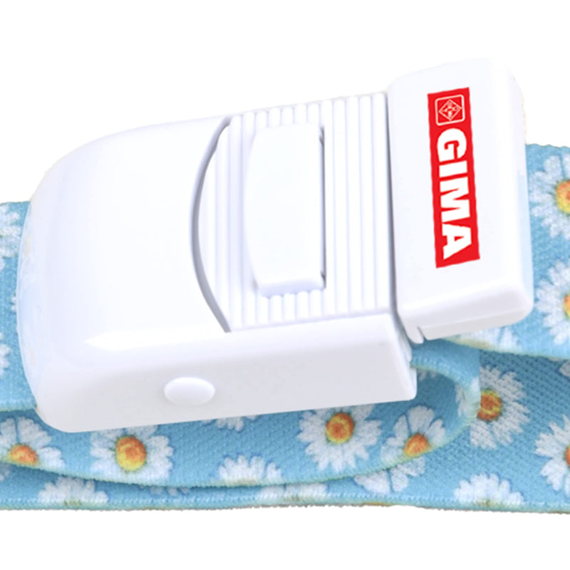 GIMA Fast Tourniquet Terylene Coated Rubber Instant Release Daisy Motif 37500
