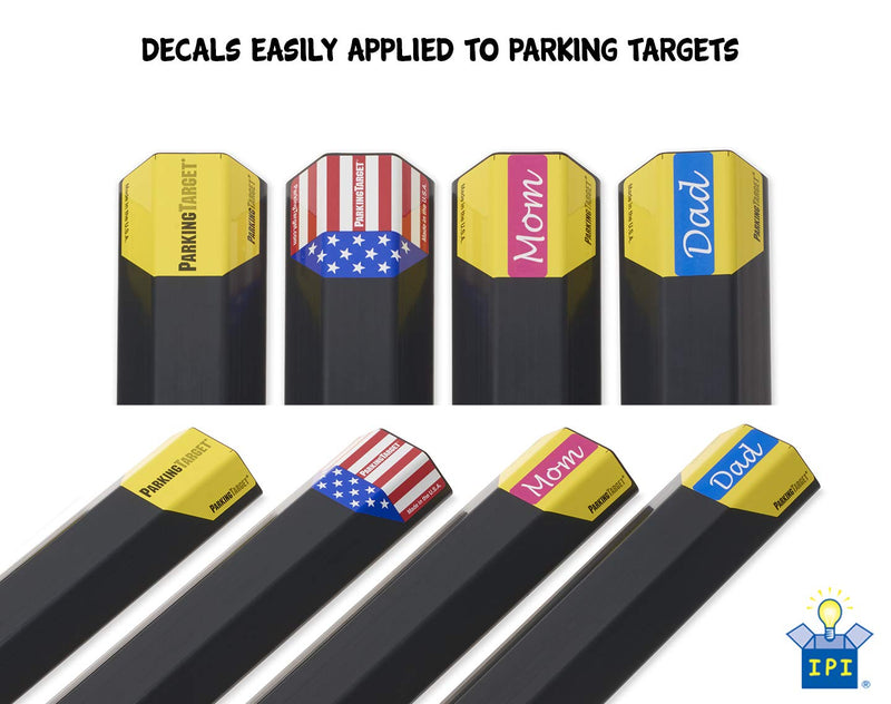 ipi-100 16" (1 Pack): Parking Aid, Heavy Duty, Easy to Install, Peel & Stick - Only 1 Needed per Vehicle– Mom and Dad and USA Decals Included – Great Gifts 1 Pack