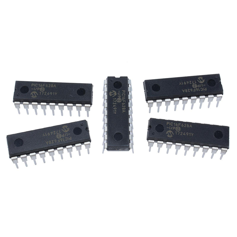 Ticfox PIC16F628A-I/P microcontroller chip