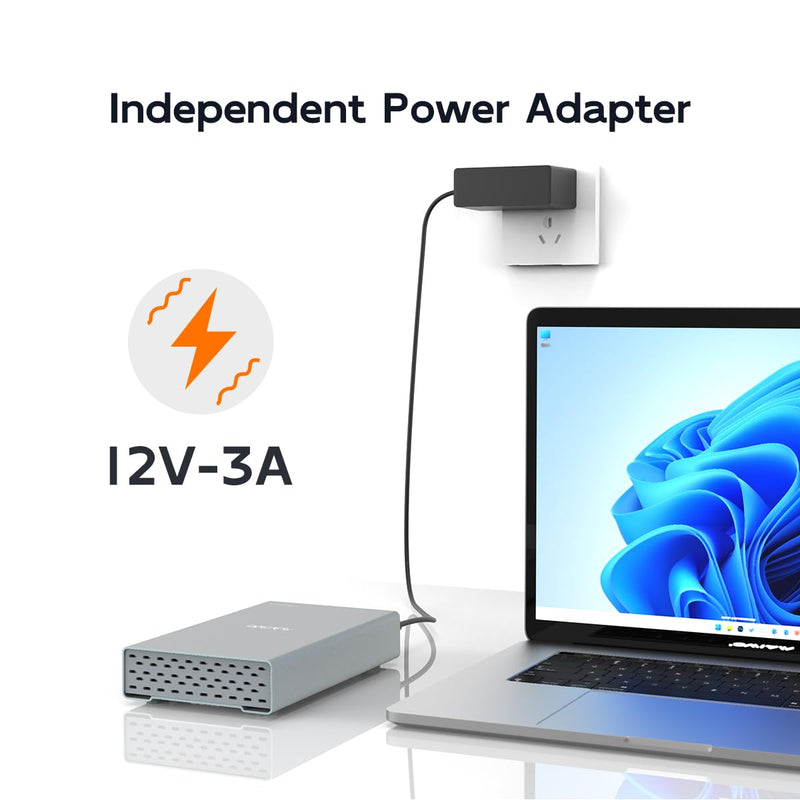 MAIWO USB C Docking Station for M.2 PCIe NVMe + 2.5 3.5 Inch SATA SSD/HDD with Offline Clone, Clone HDD to NVMe SSD, USB 3.2 GEN 2 10Gbps External Hard Drive Enclosure M.2 NVMe to 2.5/3.5” SATA Cloner