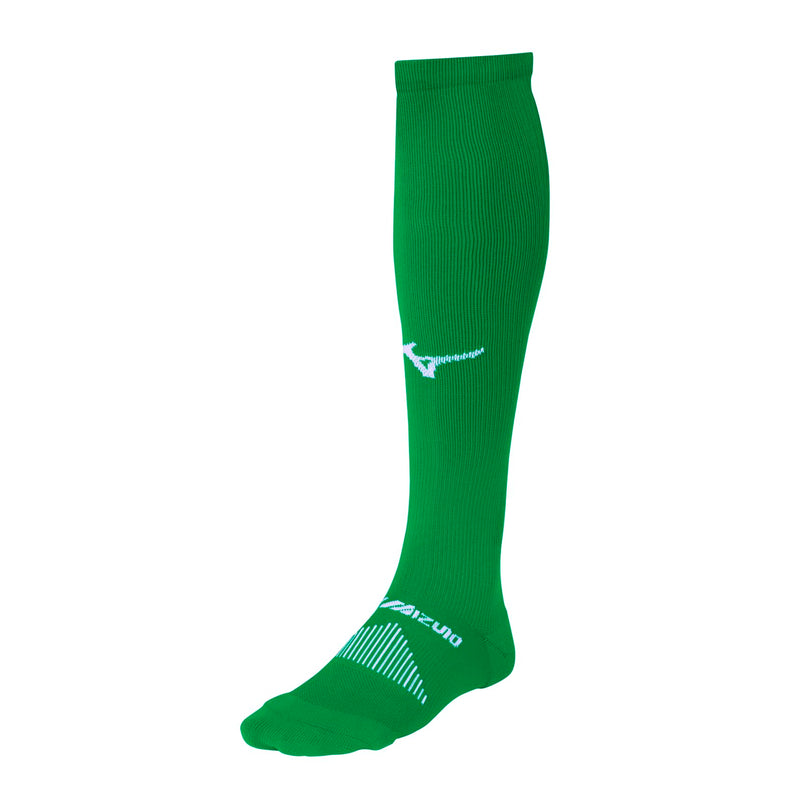 Mizuno Performance OTC Socks | Padded Athletic Socks | Kelly Green | Unisex Large