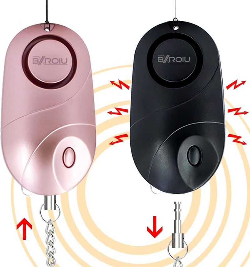 6-Pack Personal Alarms, 140dB Emergency Safety Siren with LED Lights - Women, Kids, and Elders(Multicolored) Multicolored