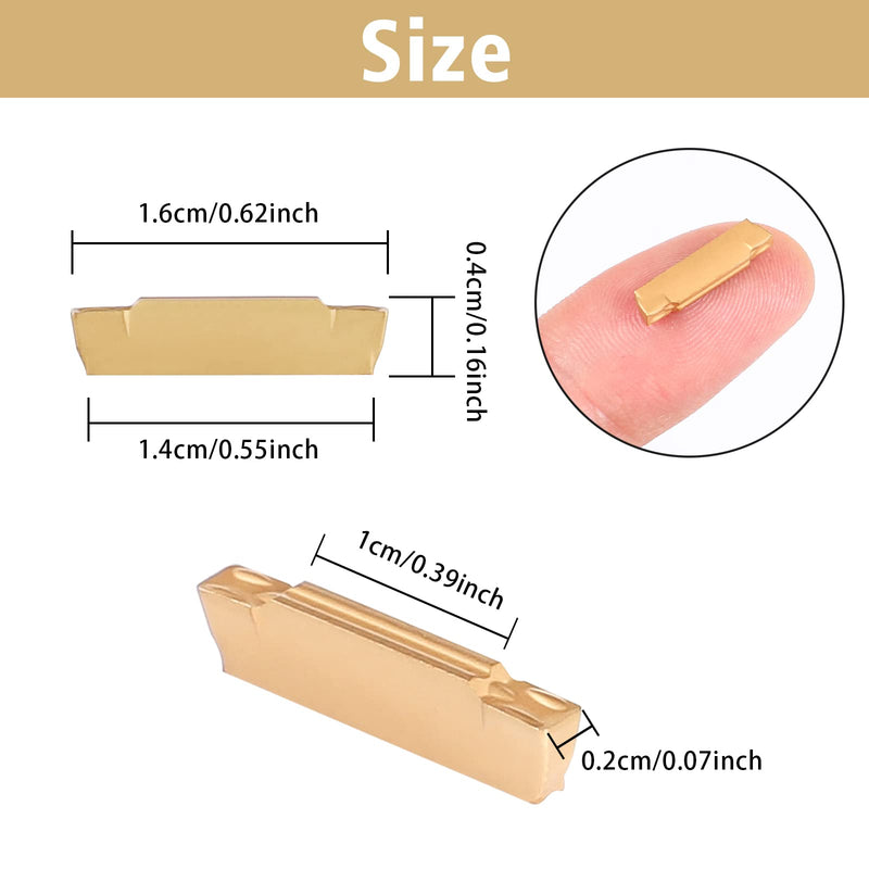 VerRich 11PCS Lathe Cut Off Tool Kit,Lathe Grooving Tool Parting Holder MGEHR1212-2 with 10pcs MGMN200-G 2mm Carbide Inserts
