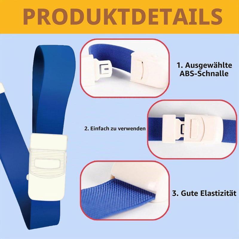 6 Pieces Storage Hose, Vein Congestion, Highly Flexible Tourniquets - Professional Storage Hose, Blood Removal with Buckle, Ideal for Camping, Hiking, Medical Emergencies, First Aid, Nurse (6 Colours)