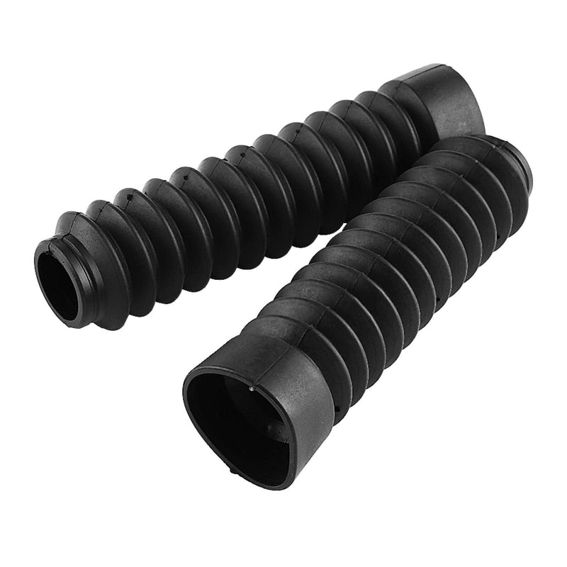 Fork Gaiters,Cubre Polvo for Honda Xr100R-Motorcycle Fork Boots,Front Fork Covers Gaiters, 1 Pair 205 x 42 mm Motorcycle Front Fork Cover Gaiters Boots Shock Damping Cover Rubber (Black)