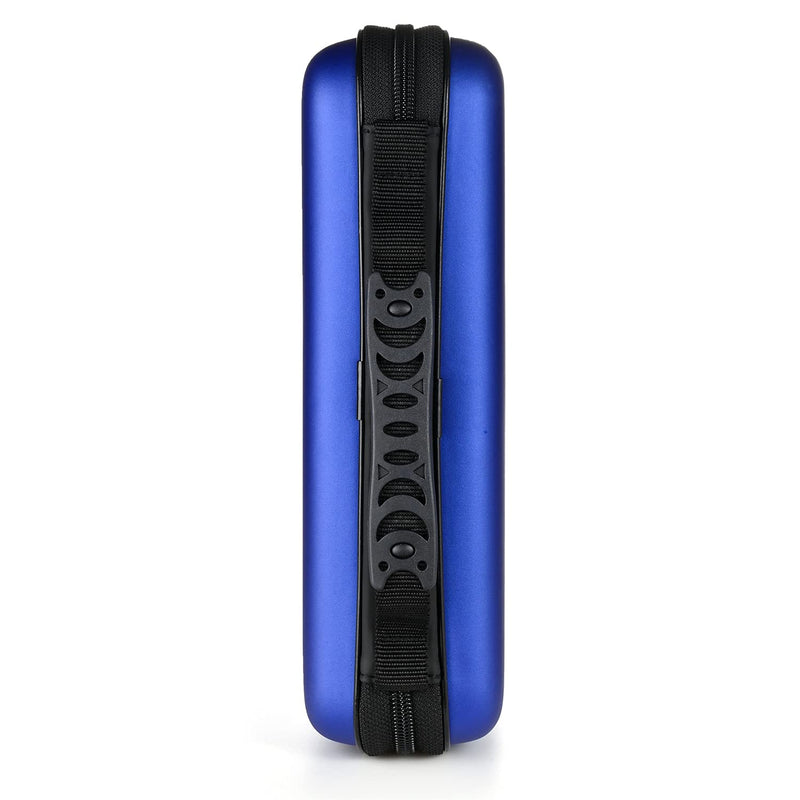 alavisxf xx CD Case, 192 Capacity EVA Protective Blu-ray DVD Case Portable Zipper CD Case Holder Disc Storage Organizer Wallet Bag for Car Home Travel (192 Capacity, Blue192)