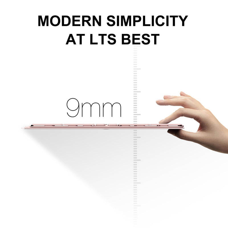 Perilogics Magnetic Adjustable Travel Laptop Stand for Digital Nomads and Business Travelers. Compact, Foldable, and Ideal for Desk Use. Elevate Your Work Experience with Our Laptop Riser on The Go Light Pink