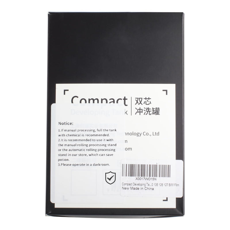 Universal Compact Developing Tank 2 Spiral Reel for Processing 120 135 126 127 B/W Film Camera Film Processing Equipment