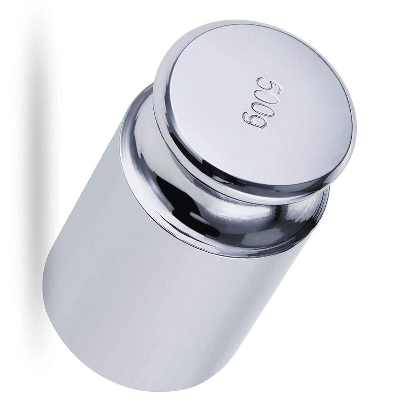 Trimming Shop 500g Scale Weight Chrome Plated for Precise Calibration to Check Accuracy of Pocket and Digital Scales, Jewelry and Kitchen Scales (1 Piece) 500g - 1pc#