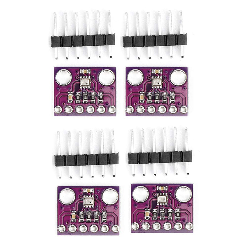 4PCs Atmospheric Pressure Sensor Module Temperature Humidity Digital Barometric Pressure Altitude Sensor GY-BMP280-3.3 Synthetic Cardboard