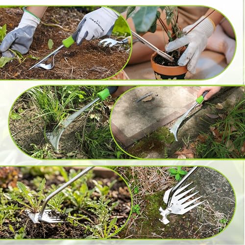 WORKPRO 3-Piece Weed Puller Tool Set