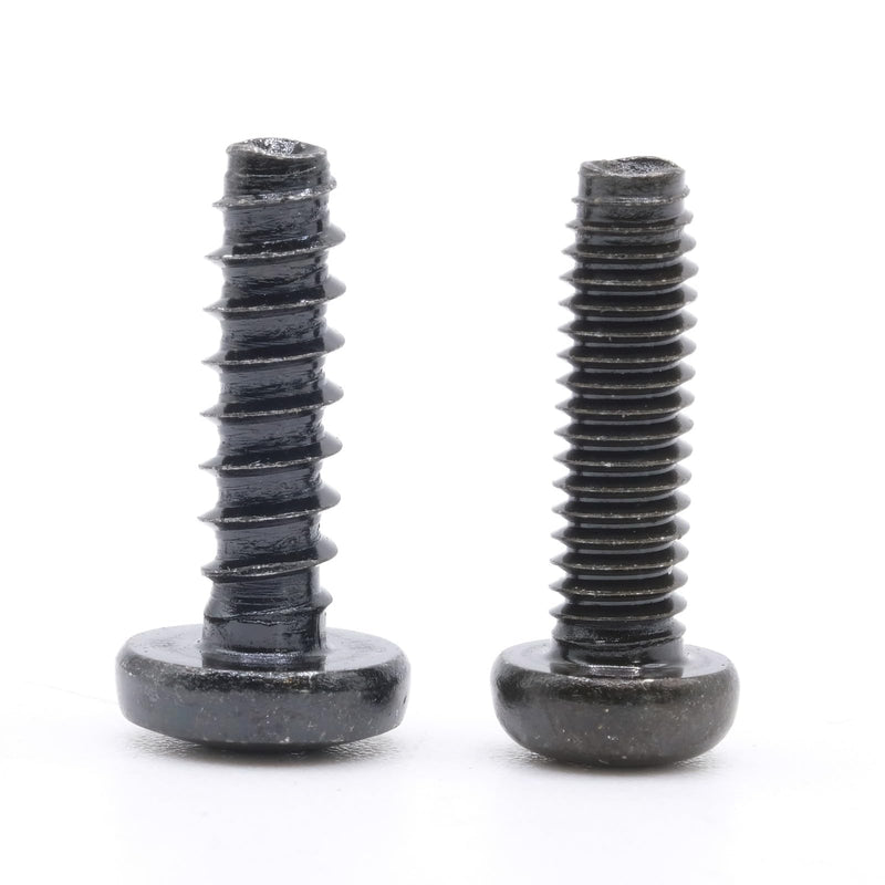 ReplacementScrews M4 14mm (M4XL14) TV Stand Screws Compatible with Many Samsung TVs - Both Machine and Self Tapping Sets Included - 8 TV Legs/Base/Feet Screws