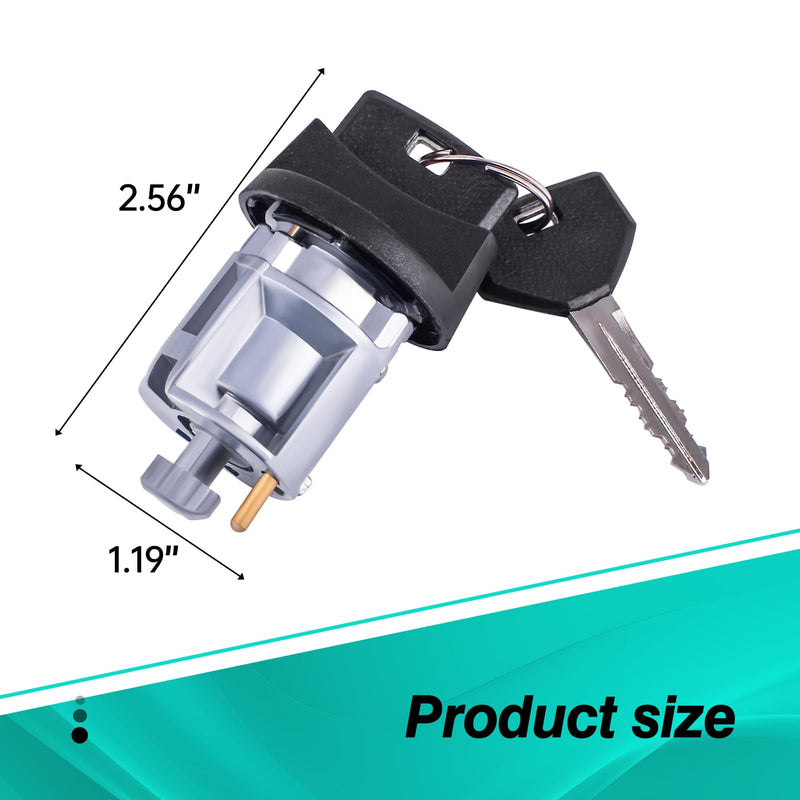 Ignition Lock Cylinder with Key Compatible with 1998 1999 2000 2001 2002 Ram 1500 2500 3500 Truck Dodge Viper Replaces 5003845AA US255L 926061 5003893AA