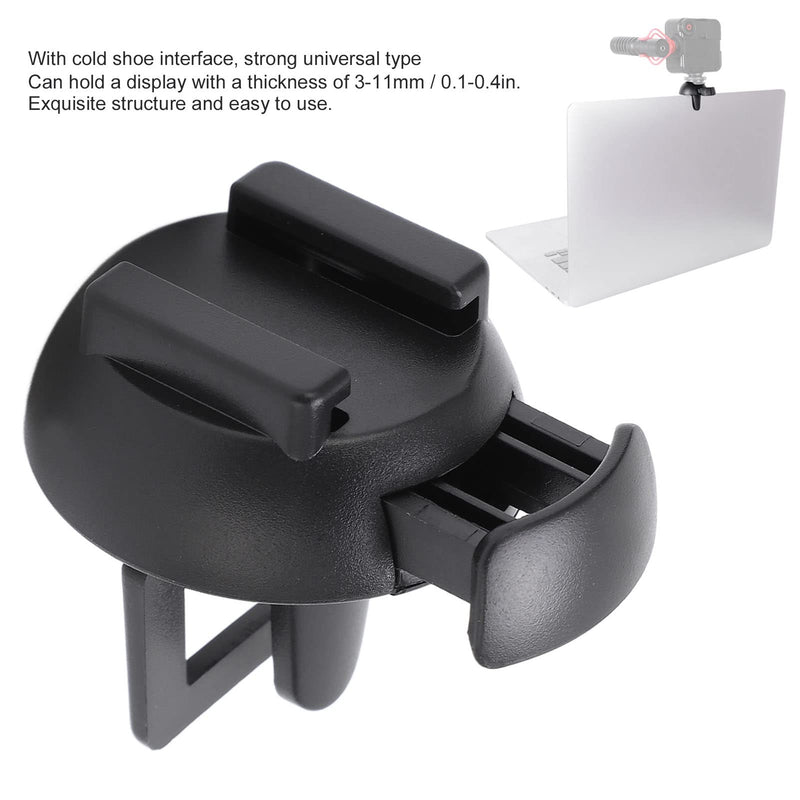 Mobile Phone Laptop Clip,Fill Light Holder with Cold Shoe Mount for Live Video,Video Conference Fill Light Holder,Fill Light Base