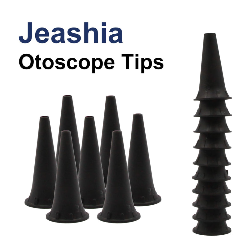 Disposable Otoscope Covers, 50-Pack Universal Ear Specula Tips with 2.75mm & 4.25mm Sizes (25 Each) for Adults & Children, Fit All Major Otoscope Brands
