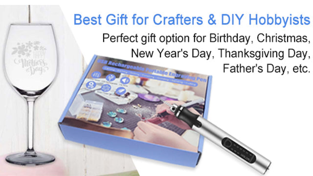 Uolor Electric Engraving Tool Kit, USB Cordless Rechargeable Engraving Pen Mini DIY Engraver Pen Rotary Tool for Carving Wood Metal Stone Plastic Jewelry Glass Etching Cordless USB Rechargeable Engraving Tool Kit