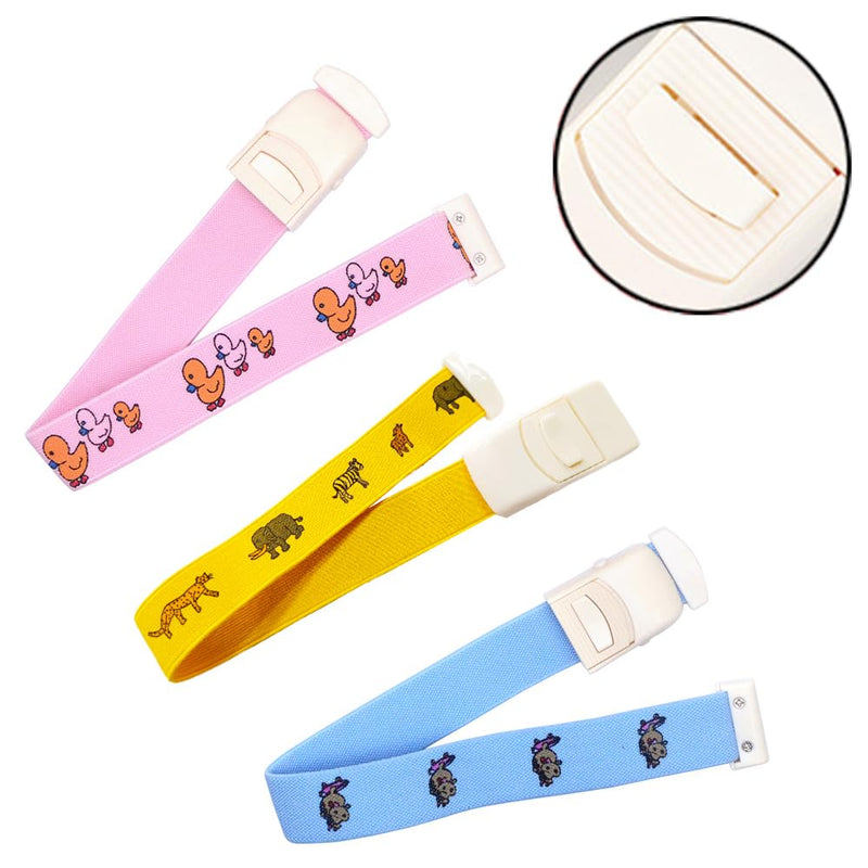 SEIWEI 1/3 x Bow Tourniquet, Yellow/Blue/Pink Tourniquet Quick Release for Nurses, Doctors and Phlebotomists 1 piece. Pink