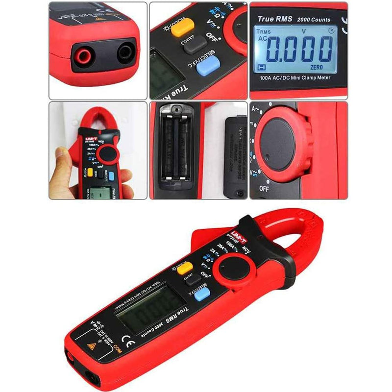 UNI-T UT210E Mini Digital Clamp Meter Handheld RMS AC/DC Resistance Capacitance Tester