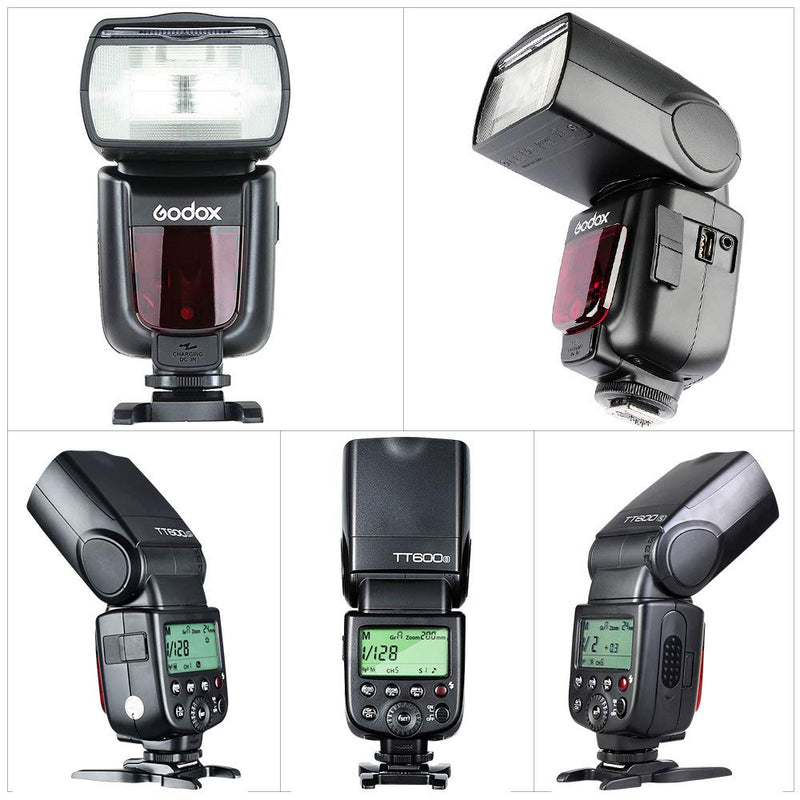 GODOX TT600S Master Slave Flash Speedlite MI Hotshoe Interface for Sony Camera, GN60, 5600k±200k, Godox X System, 0.1-2.6s Recycle Time