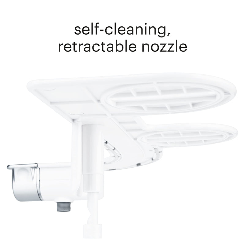 Brondell Bidet - Thinline SimpleSpa SS-150 Fresh Water Spray Non-Electric Bidet Toilet Attachment in White with Self Cleaning Nozzle and SafeCore Internal Valve x