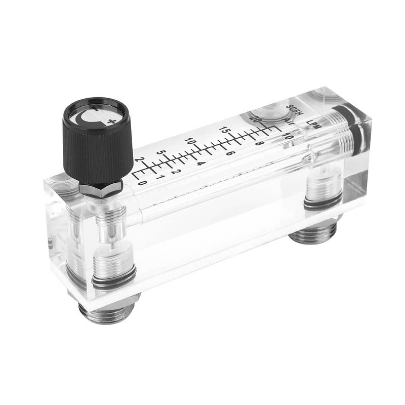 Panel Type Gas Flow Meter LZM-6T Acrylic Flow Meter Adjustable Panel 1~10LPM Flow Meter