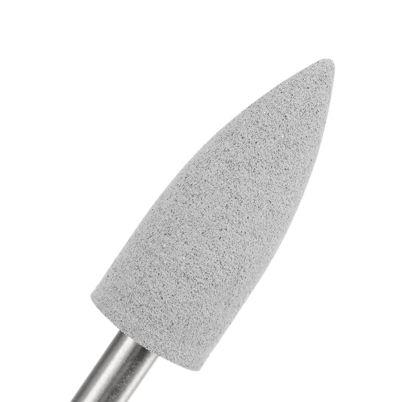 sourcing map Set of 6 Sanding Pins 6 mm Grain 150 Grinding Attachment Pointed Grey | Professional polishing accessories, for cordless screwdrivers, handle diameter 2.35 mm, for grinding polishing