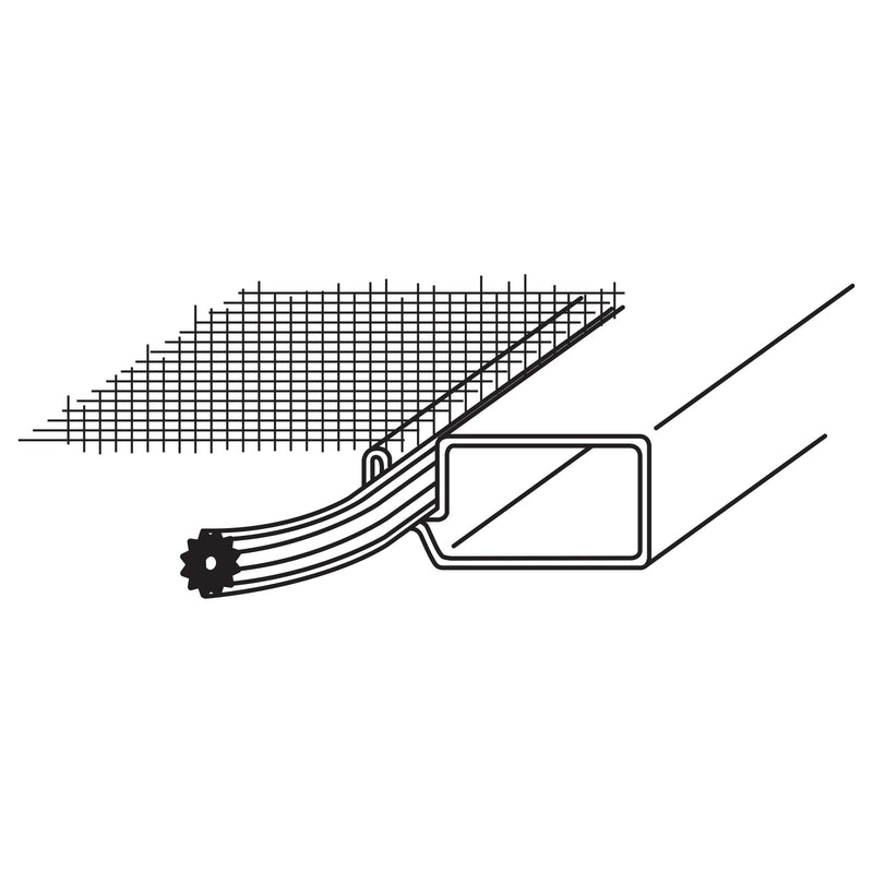 Prime-Line PL 7803 Screen Frame Kit, 5/16 In. x 3/4 In. x 36 In., Aluminum, Mill Finish (1 Kit)