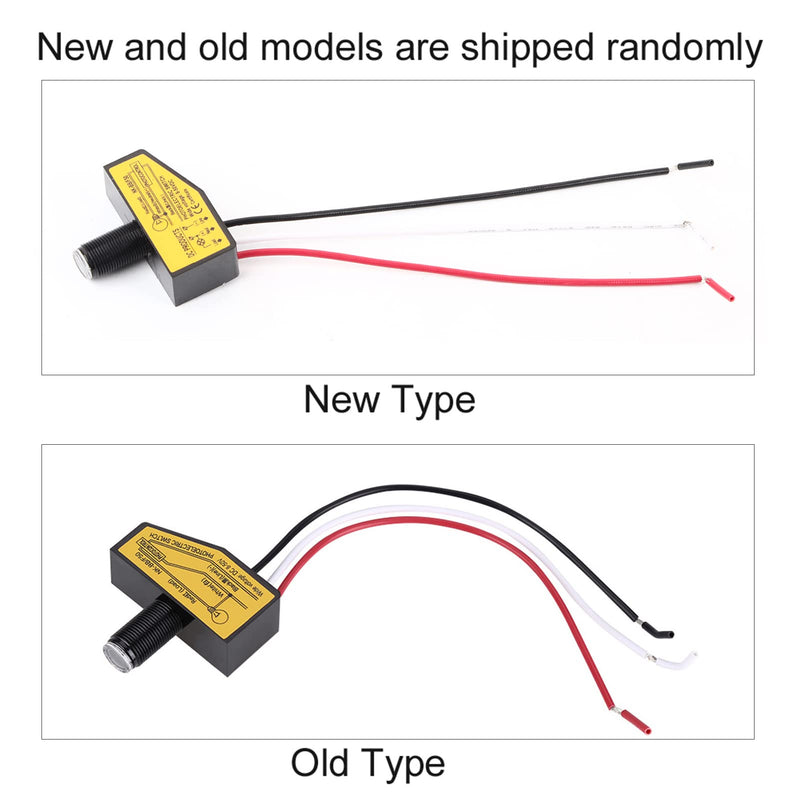 12V 24V 36V 48V Photocell Switch, Mini Photocell Switch Auto ON Off Light Sensor Control Switch 8V to 50VDC