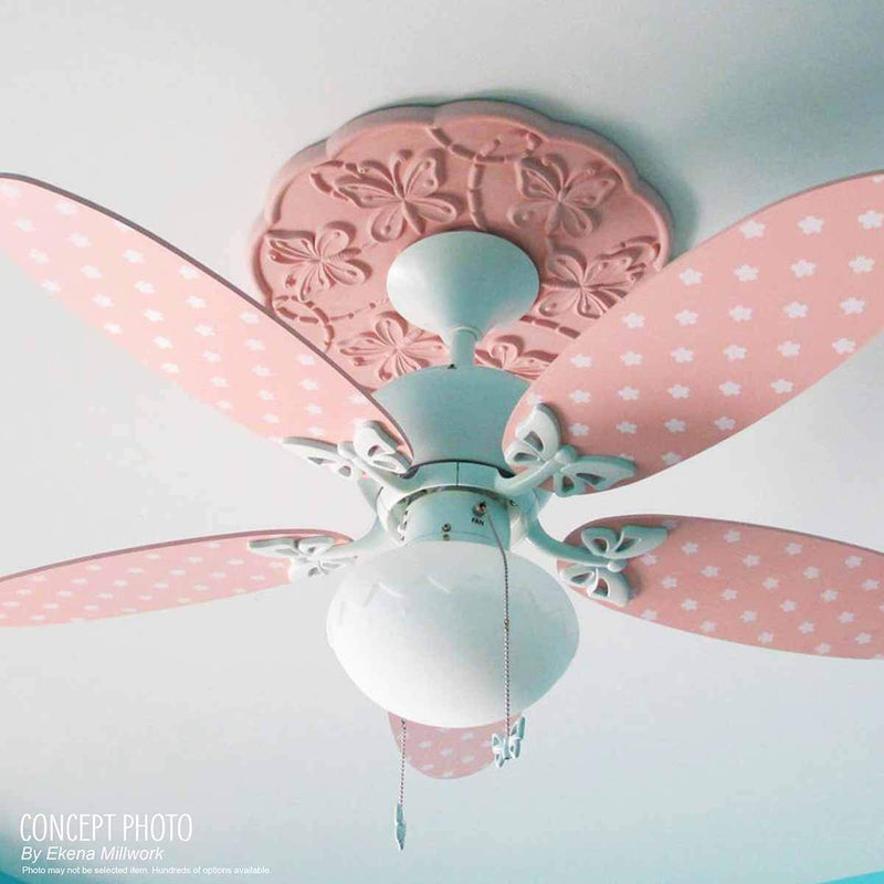 Ekena Millwork CM18GAWHF Granada Ceiling Medallion fits Canopies up to 6 5/8, Witch Hazel Witch Hazel (Flat Finish)