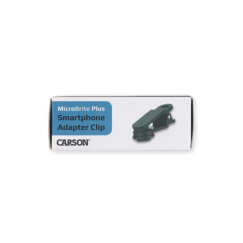 Carson Smartphone Digiscoping Adapter Clip for MicroBrite Plus 60x-120x LED Lighted Pocket Microscope with CarsonCam Phone App Converts into Powerful Handheld Digital Microscope (MM-310) 1 Smartphone Clip (MM-310)
