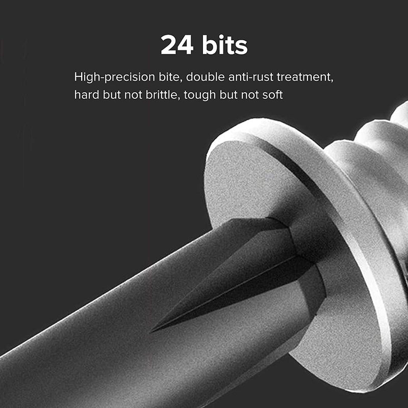 Xiaomi Mi Precision Screwdriver Set, 24 Magnetic Driver Bit Set, Pocket Screwdriver Tool Set, Mini Screwdriver Kit, Repair Tool Kit for Electronics Alloy Steel