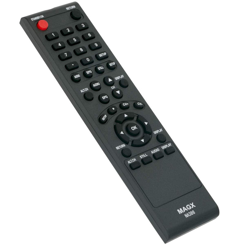 NA386 NA386UD Replaced Remote Control Applicable for Magnavox TB110MW9 TB110MW9A DTV Digital to Analog Converter Set Top Box