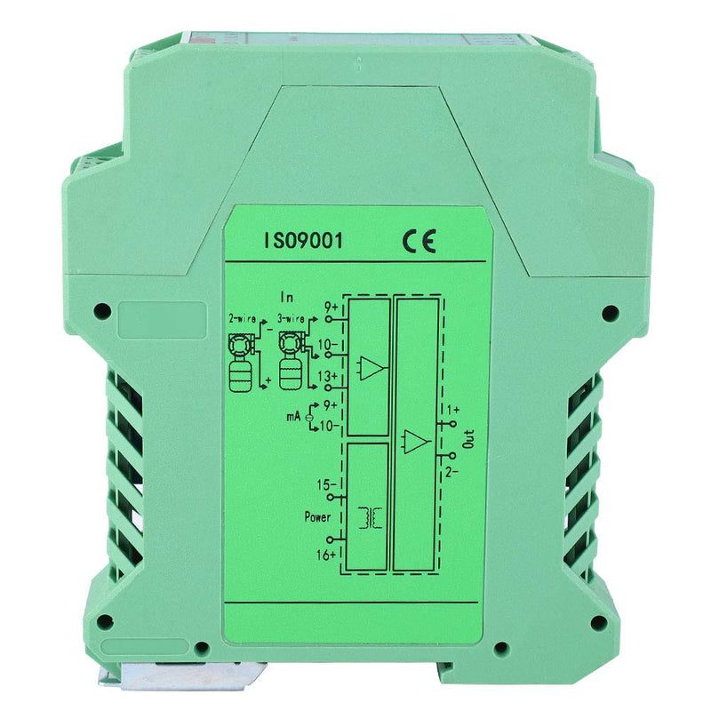4-20 MA Analog Signal Splitter 1 Input 1 Output 4-20mA to 0-10V Signal Isolator DC 24V Power Signal Isolator Transmitter 4-20 MA PLC Detection Signal Conditioner One in One 4-20mA to 0-10V
