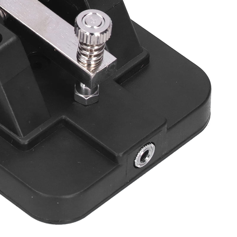 Morse Code Key, CW Trainer with Buzzer, Morse Code Key Telegraph Manual CW Practice Tool Trainer, Voice Prompts During Practice for Beginners, Simple Operation