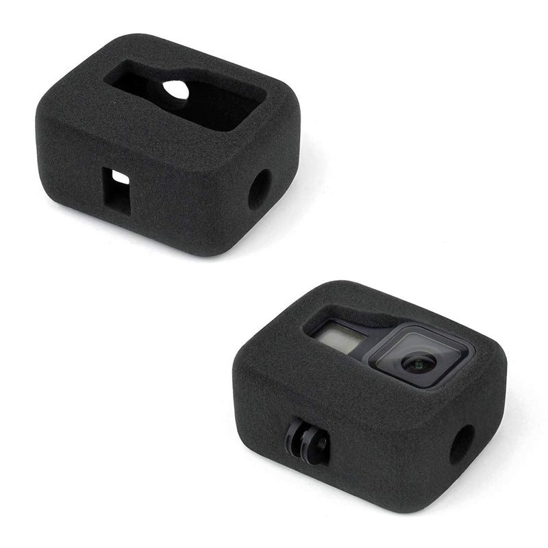 2-Pack Windslayer Cover Housing Frame Case for GoPro Hero 8 Black, Reduces Wind Noise for Optimal Audio Recording Windslayer for Hero 8 Black