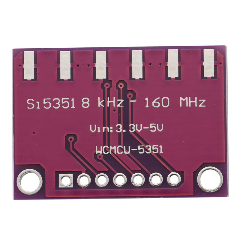 CJMCU-5351 Si5351A Clock Generator Breakout Board 3-5V DC 8KHz to 160MHz Signal Generator with High Linearity VCXO for Arduino (Pack of 2)