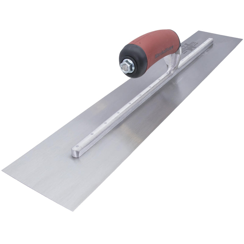 Marshalltown High Carbon Steel Finishing Trowel, 4 x 20 Inch Concrete, Masonry and Drywall Finishing Tool, Assembled in USA, MXS20D