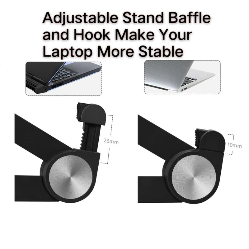 Portable Laptop Stand for Acer Predator Helios 16 18 300 (Neo 16 18) Triton 14 500 300 Neo 16 Nitro 17 16 5 V16 V15 14-18 inch Gaming Laptop.Made of Reinforced Nylon, 304 Stainless Steel and Silicone.