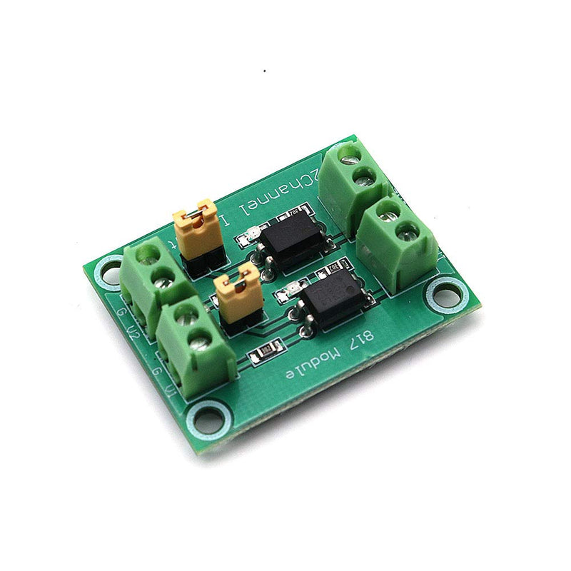 DollaTek 5pcs 817 Optocoupler 2-Way Voltage Insulation Board Voltage Control Switch Module